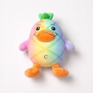 Mariah Elizabeth Rainbow Plush Toy with Orange Feet
